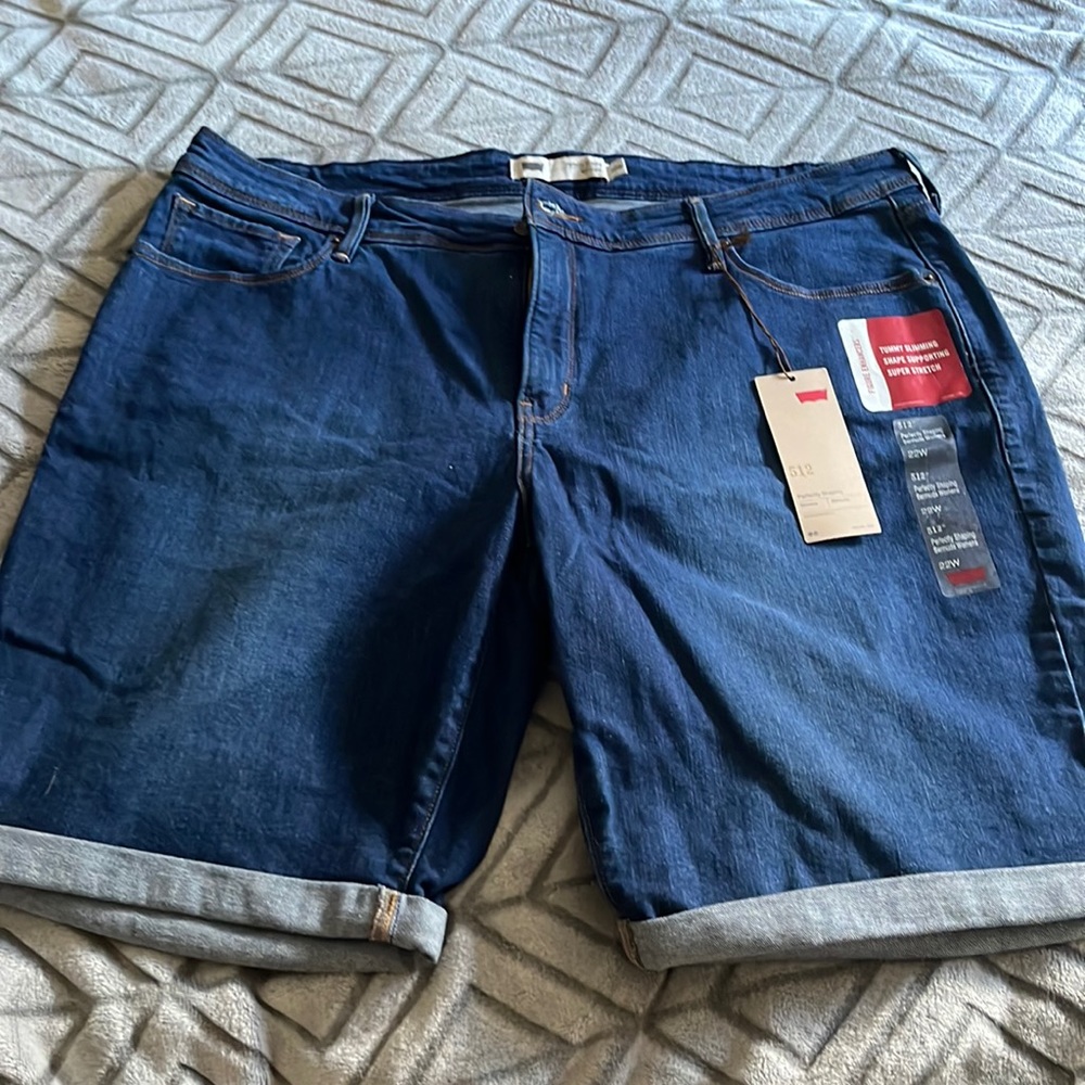 Levi’s 512 Dark Denim Bermuda Shorts